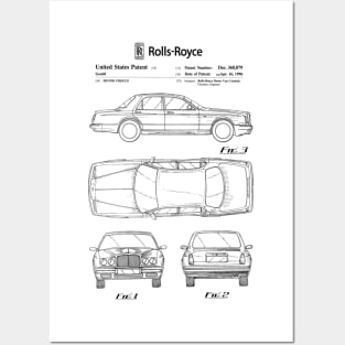 Rolls Royce Patent Black Posters and Art